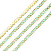 Brass Rhinestone Strass Chains CHC-N017-003B-C01-1