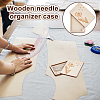 Flower Wood Storage Tool AJEW-WH0348-360C-6