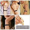 18Pcs PU Leather Snap Bracelets for Women Men BJEW-CY0001-13C-5
