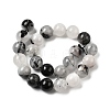 Natural Black Rutilated Quartz Beads Strands G-D295-6mm-3