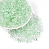 Baking Paint Transparent Glass Beads DGLA-T004-08G-3