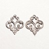 Tarnish Resistant 316 Surgical Stainless Steel Filigree Pendants STAS-K096-36P-2