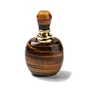 Natural Tiger Eye Dropper Bottles DJEW-K024-01G-08-2