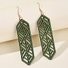 Iron Wood Dangle Earrings for Women WG1FD12-03-1