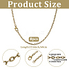 24Pcs Iron Cable Chains Necklace Making MAK-BM0001-09B-2