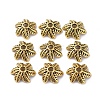 Tibetan Style Bead Caps TIBEB-LF9396YKG-AG-LF-1