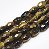 Natural Tiger Eye Beads Strands X-G-S357-A01-1