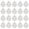 SUNNYCLUE 100Pcs 316 Surgical Stainless Steel Charms STAS-SC0004-46-1