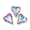 Electroplated Glass Pendants EGLA-M029-05-06-1