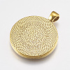 Alloy Pendant Cabochon Settings X-PALLOY-A13349-AG-NR-2
