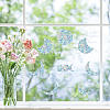 16 Sheets 8 Styles Waterproof PVC Colored Laser Stained Window Film Static Stickers DIY-WH0314-070-7