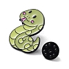 Snake Alloy Enamel Pin Brooches JEWB-C029-02A-EB-3