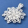 Tibetan Style Alloy Focal Pendants TIBEP-LF9727Y-S-FF-2