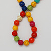 Gemstone Beads Strands X-TURQ-S103-6mm-M-2