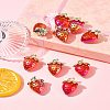 10Pcs Transparent Acrylic Pendants MACR-FS0002-08C-10
