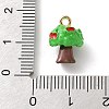 Alloy Enamel Pendants AL-CBA02ED-03G-A-3