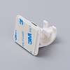(Clearance Sale)Plastic Self Adhesive Curtain Rod Hanger FIND-WH0070-01-2