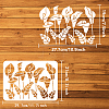 Plastic Drawing Painting Stencils Templates DIY-WH0396-540-2