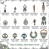30Pcs 15 Styles Alloy Pendants FIND-GA0008-26-2