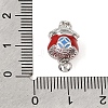 Brass Enamel Magnetic Clasps KK-C066-25P-3