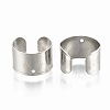 Tarnish Resistant 304 Stainless Steel Cuff Earrings STAS-S078-18-2