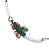Glass Seed Beads Braided Bead Bracelets BJEW-MZ00231-01-3