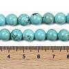 Natural Magnesite Beads Strands G-K244-02-8mm-01-3
