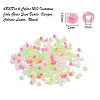 4800Pcs 6 Colors 12/0 Imitation Jade Glass Seed Beads SEED-YW0001-30-3