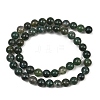 Natural Moss Agate Beads Strands G-F453-8mm-6