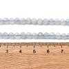 Natural Aquamarine Beads Strands G-A276-C09-4mm-02-7