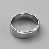Stainless Steel Simple Plain Band Ring for Women RJEW-WH0015-04B-2