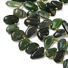 Natural Canadian Jade Beads Strands G-P604-A03-01-3