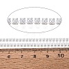 Iron & ABS Plastic Imitation Pearl Tennis Chains CH-Q006-01A-16-3