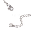 Brass Cable Chains Ring Bracelets for Women BJEW-JB11484-02-5