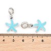 Alloy Enamel European Dangle Charms AL-CBAC2D3-02P-06-3