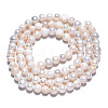 Natural Cultured Freshwater Pearl Beads Strands PEAR-N013-03E-4