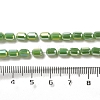 Electroplate Glass Beads Strands EGLA-D031-01A-4