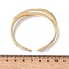 304 Stainless Steel Cuff Bangles BJEW-H635-05G-3