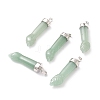 Natural Gemstone Pendants G-K322-01-2