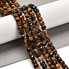 Natural Tiger Eye Beads Strands X-G-B107-B02-02-2