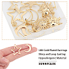 SUNNYCLUE DIY Star & Moon Theme Earring Making Kits DIY-SC0011-80G-3