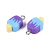 Handmade Polymer Clay Pendants CLAY-Q253-07P-09-2