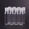 60ml Transparent PET Refillable Plastic Disc Top Cap Bottles MRMJ-WH0037-05B-6