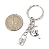 Valentine's Day Theme Alloy Keychains KEYC-JKC01052-03-3