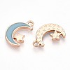 Alloy Enamel Pendants ENAM-T022-09A-2