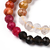 Natural & Synthetic Mixed Gemstone Beads Strands G-D080-A01-02-07-3