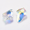 Faceted Glass Rhinestone Charms RGLA-F052-001AB-2