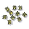 Brass Pave Cubic Zirconia Connector Charms KK-F892-53P-06-1