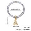 Fashionable Brass Micro Pave Clear Cubic Zirconia Charm Bracelets LS-AF9298-1-1