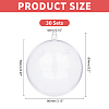 ARRICRAFT 30Pcs Openable Transparent Plastic Pendants CON-AR0001-10-6